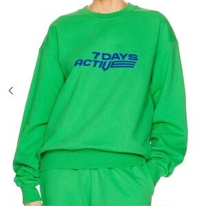 7 Days Active Monday Crew Neck Sweatshirt